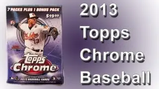 2013 Topps Chrome Baseball Target Blaster Box Break (Puig Rookie??)