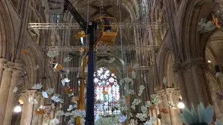 VIDEO. Tours : d&eacute;montage spectaculaire des Lumi&egrave;res C&eacute;lestes de Marcoville