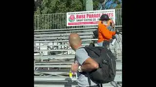 Visiting Rose bowl in Pasadena