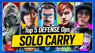 The 5 BEST Defenders to SOLO CARRY in R6