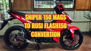 SNIPER 150 MAGS CONVERTION TO RUSI FLASH 150 | WMOTO F15 FULL TUTORIAL !!!
