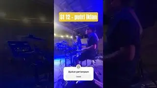 st 12 - putri iklan drum cover #drums #cafe #shorts