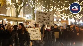 Europe: Thousands Protest COVID Restrictions | NTD UK News