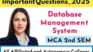Top 10 Important DBMS Questions | MCA 2nd Semester | Short & Long Questions