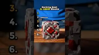Ranking The Best AI ASMR Minecraft Blocks