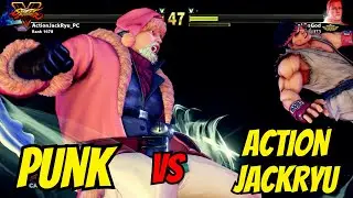 Street Fighter V CE - Actionjackryu [Ryu] VS Punk [Cody] - High level gameplay