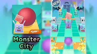 Rolling Sky - Monster City but it's embossed