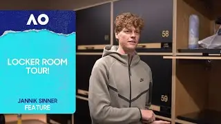 Jannik Sinner's Locker Room Tour & Practice | Australian Open 2026