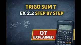 CBSE Class 12 Maths | Chapter 2 Trigonometric Functions | Ex 2.2 Sum 7 | Tamil Explanation