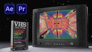 How to easily create VHS Effects in After Effects & Premiere Pro