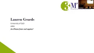 An iPhone from real apples? - Lauren Geurds (AIBN 3MT Heat 2022)