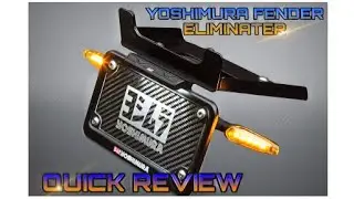H2 SX Yoshimura Fender Eliminator Quick Review