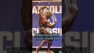 Samson Dauda Prejudging Posing at Arnold Classic 2023