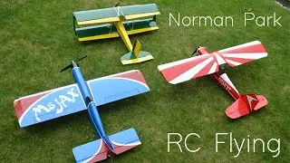RC Model aircraft flying at Norman Park, Bromley