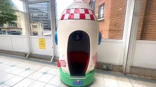 Northern Leisure Peppa Pig Rocket Coin Operated Kiddie Ride