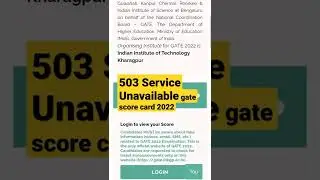 gate score card 2022💥update 💥503 Service Unavailable👨&zwj;🎓No server is available to handle this request