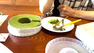 【ネガティブババアにお土産を】抹茶のバウムクーヘン（山本山×治一郎）編！果たして点数は？