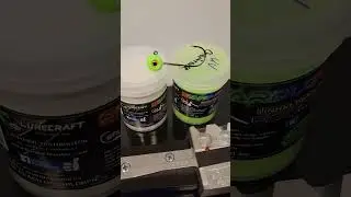 Pouring some 3/8oz freestyle Do-it molds jigs and painting them with Stardust.