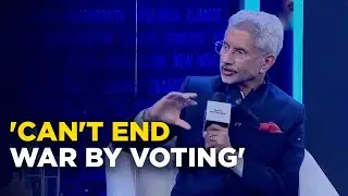 Times Now Summit Live : 'Can't End War By Voting', Jaishankar's Fiery Response On West's Hypocrisy