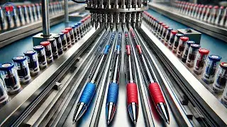 How Are 2.5 Million Ballpoint Pens Mass Production Every Day - Inside The Mass Production Factory