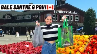 Canada da Santhe tule  - Vlog 14  | St. Jacobs Farmers' Market Canada| Tulu Vlog  #tuluvlog