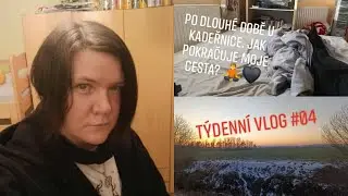 Týdenní vlog #04 Po dlouhé době u kadeřnice. Jak pokračuje moje cesta? 🧘🖤