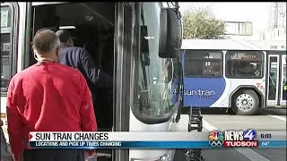 Sun Tran to implement new service changes starting Feb. 16