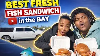 Best Fresh Fish Sandwich in the Bay?! 😳🐟