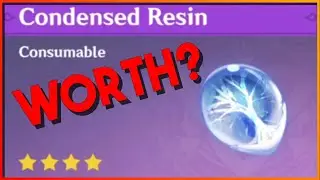 How does CONDENSED RESIN work in Genshin Impact?