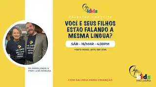 Palestra de Conscientiza&ccedil;&atilde;o IBVN Kids - Dr. Rafael Engel e Prof.Luisa Araruna