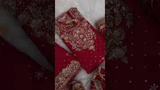 heavy hand work embroidery wedding wear outfit idea#idea#suit#fashion#punjabi#dress#shorts#trending