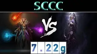 Sccc [Invoker] vs [Silencer] ► CN Ranked ► Dota 2 7.22g
