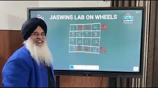 ਜਾਦੂਈ ਵਰਗ, ਜਿਸਦੇ ਹਰ ਪਾਸੇ ਆਵੇ 34 #trending #maths 