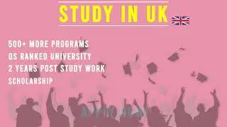 Study in UK for the September intake 2021