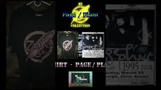 Tour Merch Rewind - Page & Plant - March 25th, 1995 - Pittsburgh, PA #pageplant #shorts #shirts