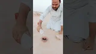 I store water in the desert  sand to keep it cool and safe #survival #experiment #outdoors #camping
