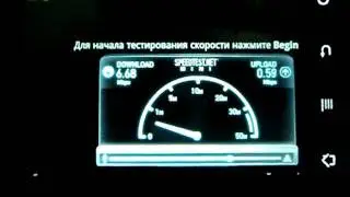 Тест скорости на Huawei U8650