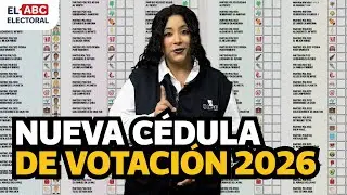 ABC Electoral: as&iacute; ser&aacute; la nueva c&eacute;dula de votaci&oacute;n en el 2026 | El Comercio
