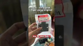 Tips n trik memilih kiprok tiger yang original AHM buat yang mau upgrade fullwave #kiproktiger