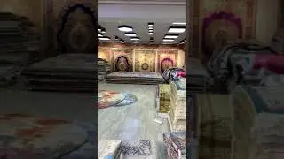The biggest Oriental silk carpet warehouse in Nanyang China.