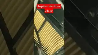 TVS Jupiter new model air filter clean#bikelover #subscribe #aircraft #sorts #viralvideo