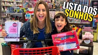 ELA COMPROU A LISTA DOS SONHOS NA PAPELARIA | PAPELARIA ART PEL