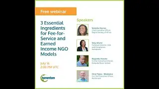 3 Essential Ingredients for Fee for Service and Earned Income NGO Models
