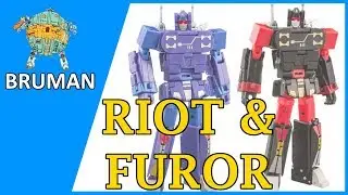 Ocular Max RMX-06 RMX-07 Furor & Riot (Rumble and Frenzy) Third Party Transformers Masterpiece