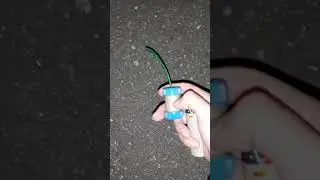 10 gram flash powder firecracker!🧨Stupid loud bang & long echo!💣😮 #CanadianPYRO #damn #loud