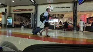 San Antonio Airport People Watching - Airport Sounds - Background Sounds 4K | DJI Osmo Action 4