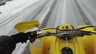 400ex snow ride - with the (Dango Design Chin Mount)
