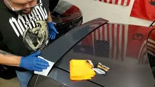 Cerakote Trim Restore on Challenger Hellcat Spoiler
