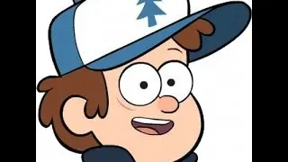 Dibujando a Dipper Pines Gravity Falls / Drawing a Dipper Pines Gravity Falls