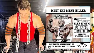 EPIC CHEST DAY @ FLEX IT GYM (MEET SHAUN CLARIDA AUG 3)